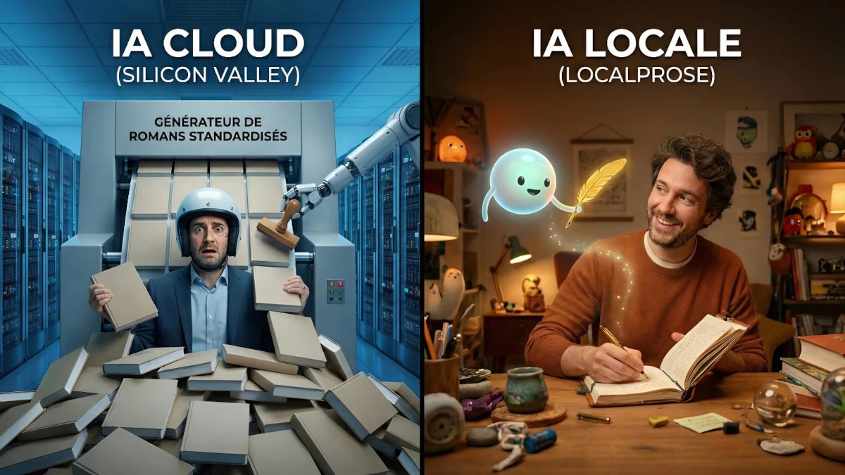 Comparaison : Refus de génération ChatGPT vs Liberté LocalProse